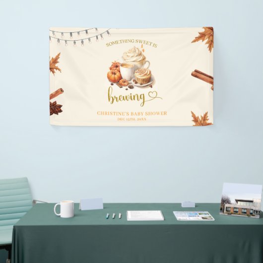 Herfst Pompoen Baby shower Grote Banner (Beurs)