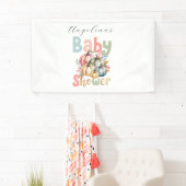 Herfst Pompoen Baby shower gunst Spandoek (Insitu)