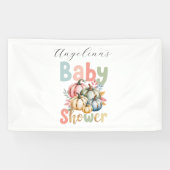 Herfst Pompoen Baby shower gunst Spandoek (Horizontaal)
