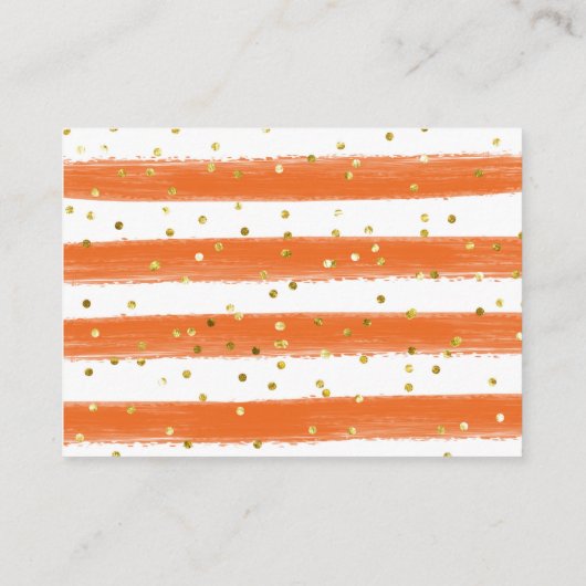 Herfst Pompoen Baby shower Luier Raffle Informatiekaartje (Achterkant)