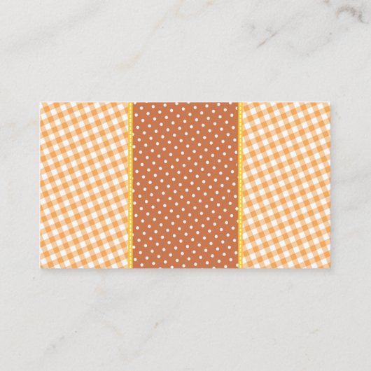 Herfst Pompoen Baby shower Luier Raffle Ticket Informatiekaartje (Achterkant)