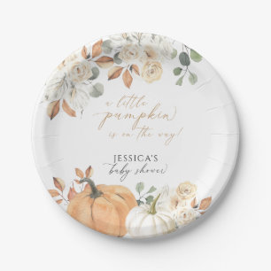 herfst pompoen baby shower papier Bord