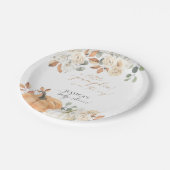 herfst pompoen baby shower papier Bord (Gekanteld)