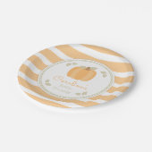 Herfst Pompoen Baby shower Papier Bord (Gekanteld)