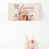 herfst pompoen Baby shower Spandoek (Insitu)