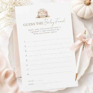 Herfst Pompoen Baby Shower Spel Raad het Babyvoeds