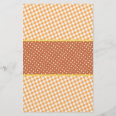 Herfst Pompoen Baby Shower Spel - Woordpuzzel Flyer (Achterkant)