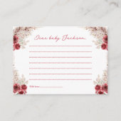 Herfst Pompoen Baby shower Tijd Capsule Kaart (Voorkant)