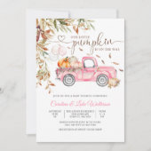Herfst Pompoen Baby Shower Uitnodiging (Voorkant)