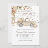 Herfst Pompoen Baby Shower Uitnodiging (Voorkant)