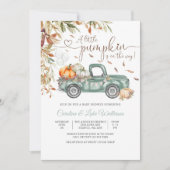 Herfst Pompoen Baby Shower Uitnodiging (Voorkant)