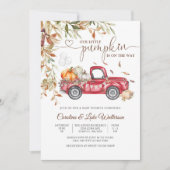 Herfst Pompoen Baby Shower Uitnodiging (Voorkant)