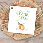 Herfst Pompoen Bedankt Bedankjes Labels