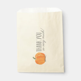 Herfst pompoen | Bedankt Favor Bag Bedankzakje