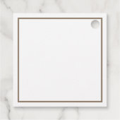 Herfst pompoen beer Baby shower Bedankjes Labels (Achterkant)