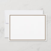 Herfst pompoen beer - Dank u Bedankkaart (Achterkant)