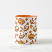 Herfst pompoen behandelt koffie Mok (Midden)