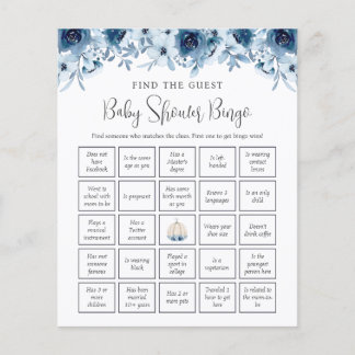 Herfst pompoen bingo raden wie Baby shower games