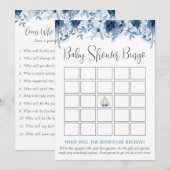 Herfst pompoen bingo raden wie Baby shower games Kaart (Voorkant / Achterkant)