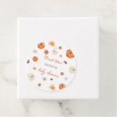 Herfst Pompoen Bloem Boho Favor Labels (In situ)