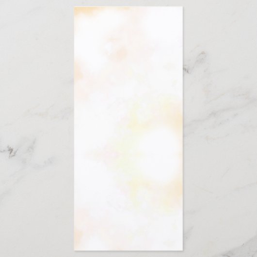 Herfst Pompoen Bloemen Thanksgiving Diner Menu (Achterkant)