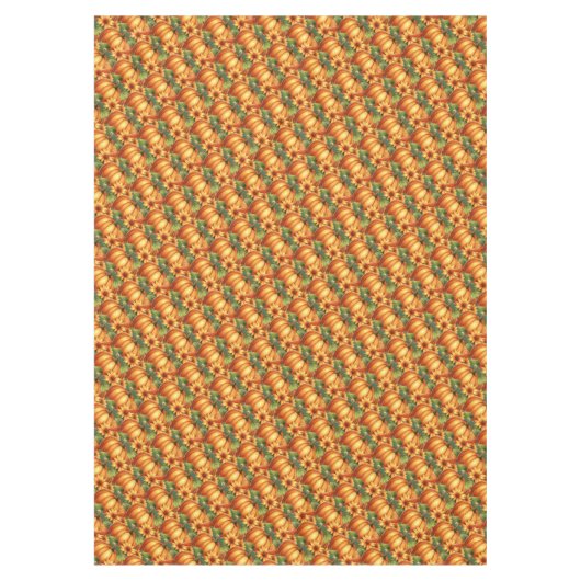 Herfst Pompoen Bloemen Thanksgiving Tafelkleed (Voorkant)