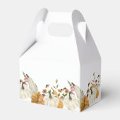 Herfst Pompoen Bloemen Vrijgezellenfeest Bedankdoosjes (Achterkant)