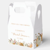 Herfst Pompoen Bloemen Vrijgezellenfeest Bedankdoosjes (Geopend)