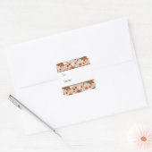 Herfst pompoen bloemencadeau Label (Envelop)