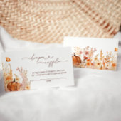 Herfst Pompoen Bloemenluier Raffle Informatiekaartje