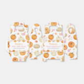 Herfst Pompoen Bloemmeisje Verjaardag Bedankdoosjes (Uitgevouwen)