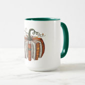 Herfst Pompoen Boek Lover Booktok Halloween Mok (Voorkant rechts)