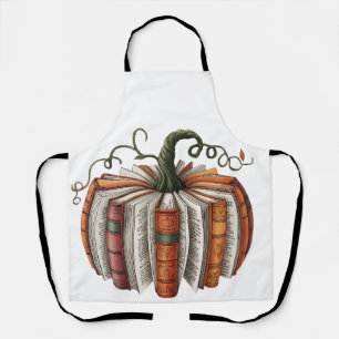 Herfst Pompoen Boek Lover Booktok Halloween Schort