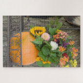 Herfst Pompoen Boeket Legpuzzel (Horizontaal)