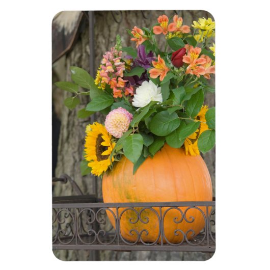 Herfst Pompoen Boeket Magneet (Verticaal)