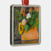 Herfst Pompoen Boeket Metalen Ornament (Rechts)