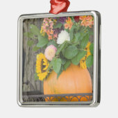 Herfst Pompoen Boeket Metalen Ornament (Links)