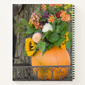 Herfst Pompoen Boeket Notitieboek (Achterkant)