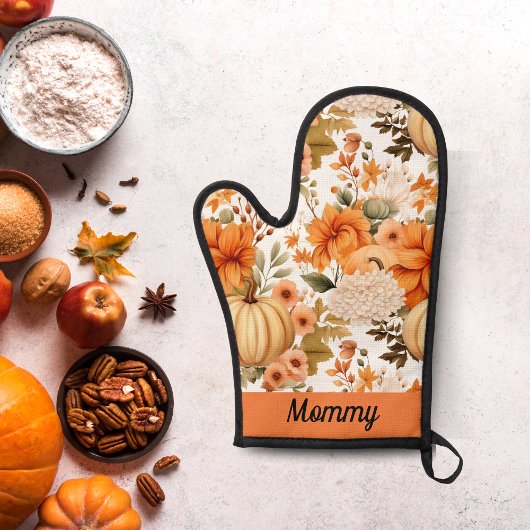 Herfst Pompoen Boeket Ontwerp Aanpasbaar Ovenwant