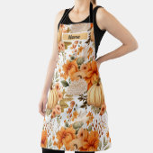 Herfst Pompoen Boeket Ontwerp Aanpasbaar Schort (Insitu)