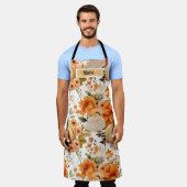 Herfst Pompoen Boeket Ontwerp Aanpasbaar Schort (Gedragen)