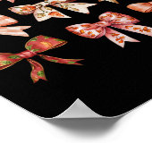 Herfst pompoen boog koket herfstbladeren Thanksgiv Poster (Hoek)