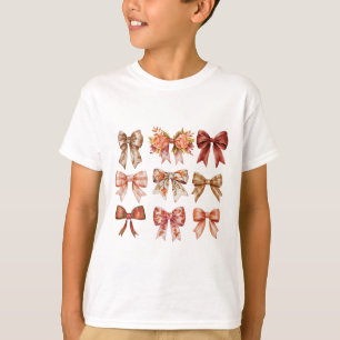 Herfst pompoen boog koket herfstbladeren Thanksgiv T-shirt