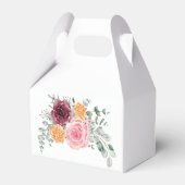 Herfst pompoen bordeaux blush roze dank u bedankdoosjes (Achterkant)