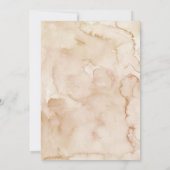 Herfst pompoen bruids brunch pannenkoek kaart (Achterkant)