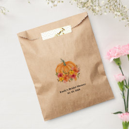 Herfst Pompoen Bruiloft Kraft Bedankzakje