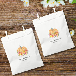 Herfst Pompoen Bruiloftsborrel Bedankzakje