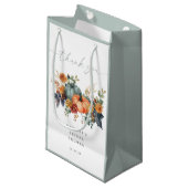 Herfst Pompoen Bruiloftsfeest Klein Cadeauzakje (Voorkant Gekanteld)