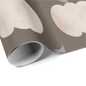 Herfst Pompoen Bruine Boho Inpakpapier (Rol Hoek)