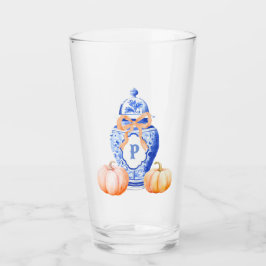 Herfst pompoen | Chinoiserie Ginger Jar Monogram Glas